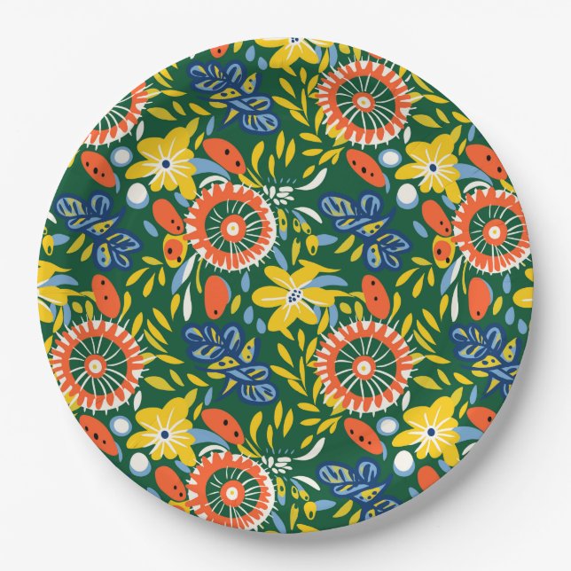 Summer Solstice Paper Plates (Front)