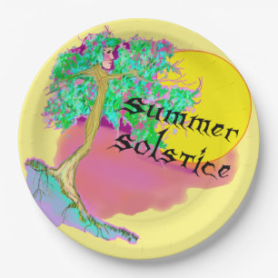 Summer Solstice Paper Plates