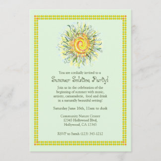 Summer Solstice Party Invitation