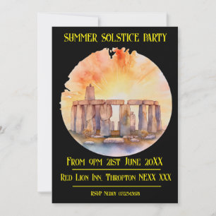 Summer Solstice party Invitation