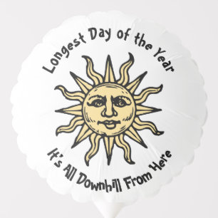 Summer Solstice Poem Balloon