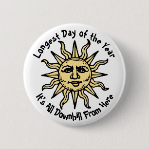 Summer Solstice Poem Button