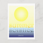 Summer Solstice Postcard at Zazzle