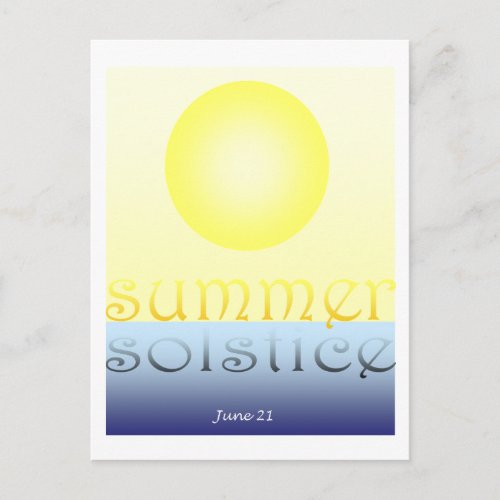 Summer Solstice Postcard