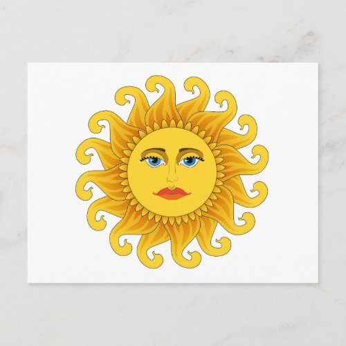 summer solstice postcard