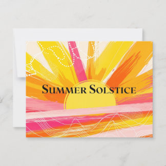  Summer Solstice  Postcard