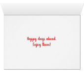 summer solstice red popsicle in grass cards (Inside Horizontal (Bottom))