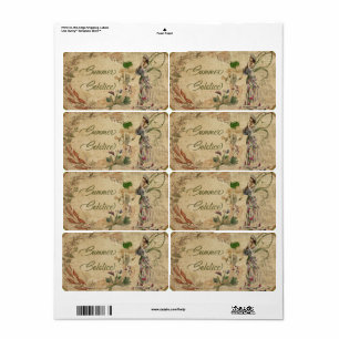 Summer Solstice Sabbat Labels