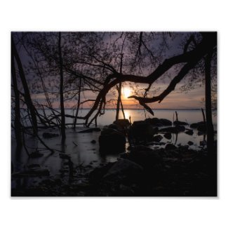 Summer Solstice Sunset Green Bay Photo Print