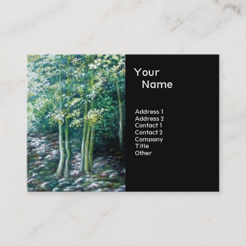 SUMMER SONGS IN THE FOREST OF VALLOMBROSA BUSINESS CARD