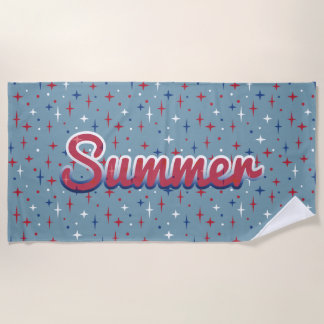 Summer Sparkles Beach Towel