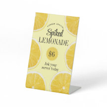 Summer Spiked Lemonade Bar Restaurant Special