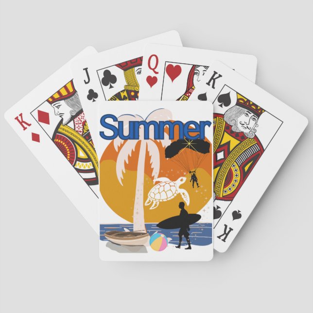Summer Spirit Poker Cards (Back)