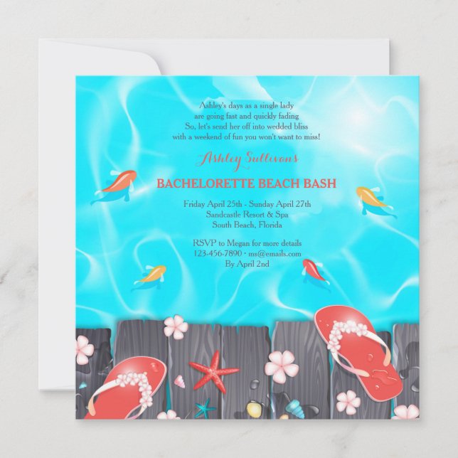 Summer Splash Invitation (Front)