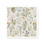 Summer Spring Floral Wildflowers and Herb Napkins