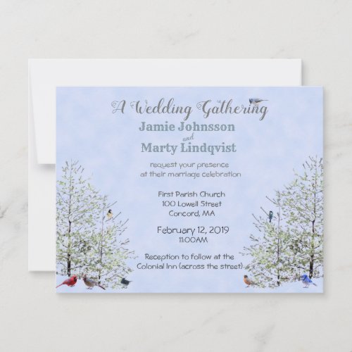 SummerSpring Wedding_Nature Theme Invitation