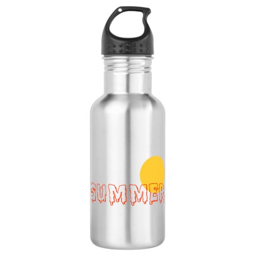 Summer Stainless Steel Water Bottle