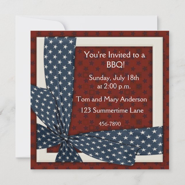 Summer Stars Invitation (Front)