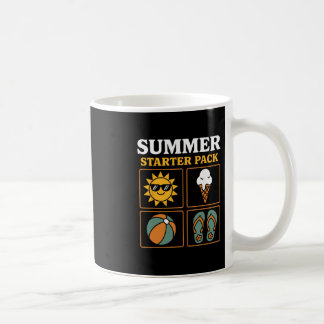 Summer Starter Pack Sun Flip Flops Ll And Ice Crea Coffee Mug