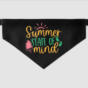 Summer State of Mind Pet Bandana Collar