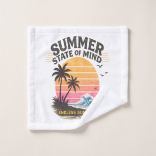Summer State of Mind Vintage Wash Cloth