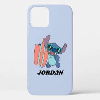 Summer Stitch with Surfboard iPhone 12 Case