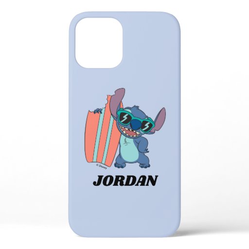 Summer Stitch with Surfboard iPhone 12 Case