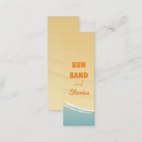 Summer Stories Customizable Mini Bookmark  Calling Card