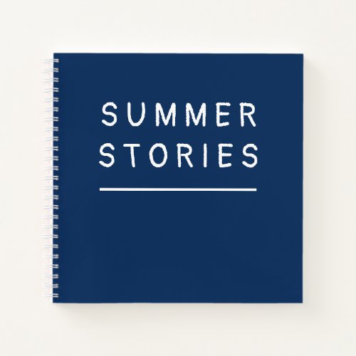 SUMMER STORIES JOURNAL