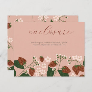 Summer Strawberries Bridal Shower Invitation