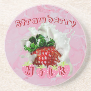 Summer Strawberry Fruit Cute Japanese Kawaii Food  Coaster