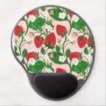 Summer Strawberry in Pink Gel Mouse Pad