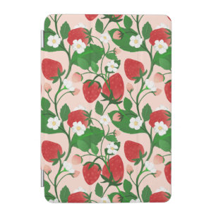 Summer Strawberry in Pink iPad Mini Cover