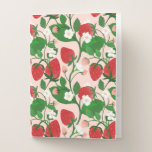 Summer Strawberry in Pink Pocket Folder