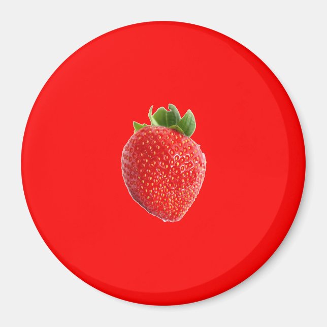 Summer Strawberry Magnet (Front)