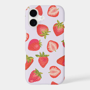 Summer Strawberry Pattern iPhone 17 Case