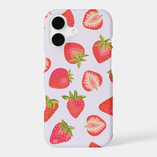 Summer Strawberry Pattern Case-Mate iPhone Case (Back)