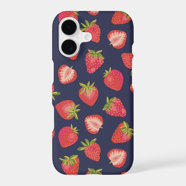Summer strawberry pattern Case-Mate iPhone case (Back)