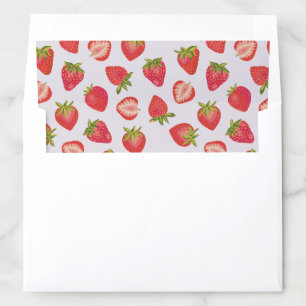 Summer Strawberry Pattern Envelope Liner