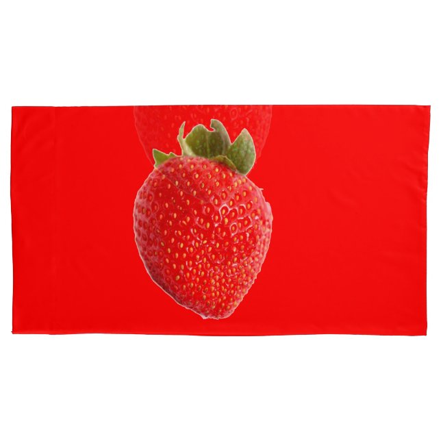 Summer Strawberry Pillow Case (Front-Left)