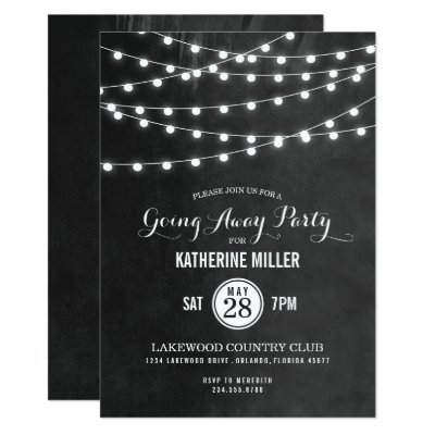 Vintage Luggage Farewell Party Invitation Zazzle Com