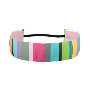 Summer Stripes Athletic Headband
