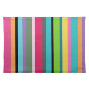 Summer Stripes Cloth Placemat
