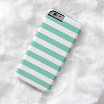 Summer Stripes Cockatoo Turquoise Iphone 6 Case by ipad_n_iphone_cases at Zazzle
