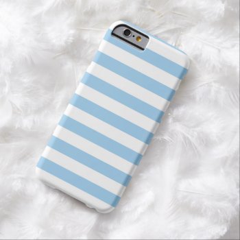 Summer Stripes Cornflower Blue Iphone 6 Case by ipad_n_iphone_cases at Zazzle