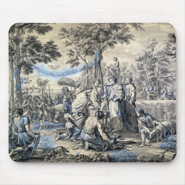 Summer, study for one of a series of tapestries ma mouse pad (Front)