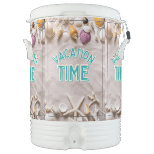 summer style , vacation, beach and more beverage cooler