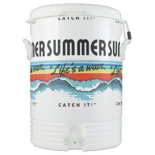 summer style , vacation, beach and more beverage cooler