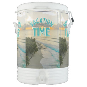 summer style , vacation, beach and more beverage cooler
