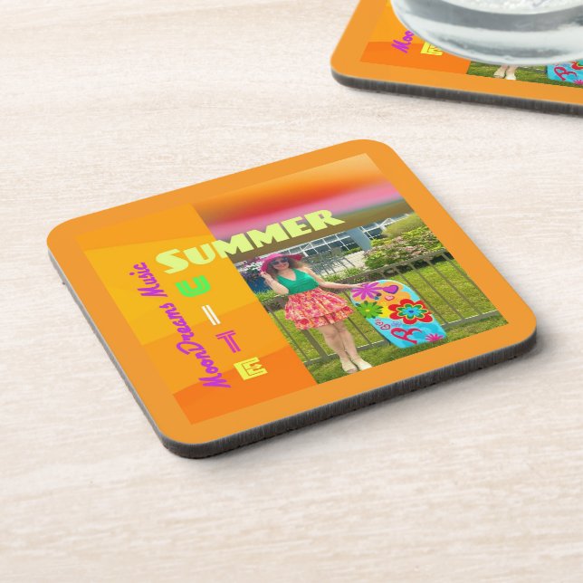 Summer Suite Beverage Coaster (Left Side)